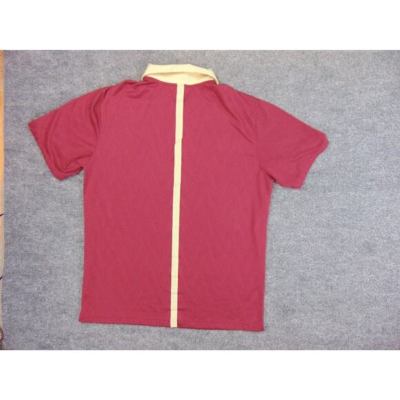 Florida State Seminoles Shirt Mens Large Red‎ Gold Nike Polo VTG - Picture 3 of 9